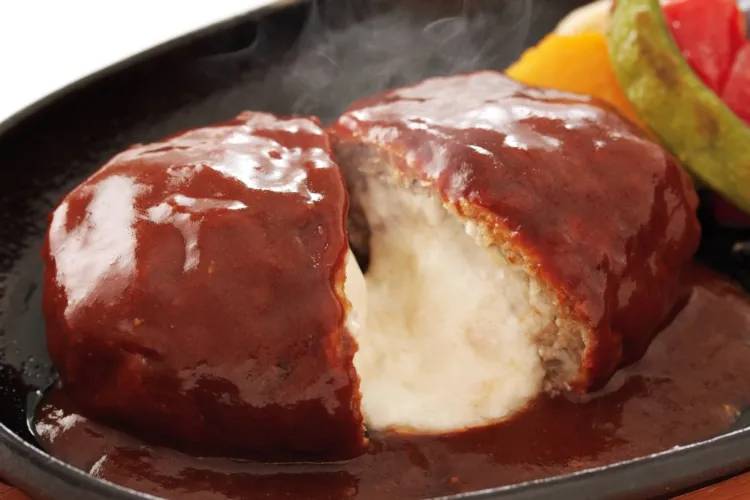 5種のチーズインデミハンバーグ170