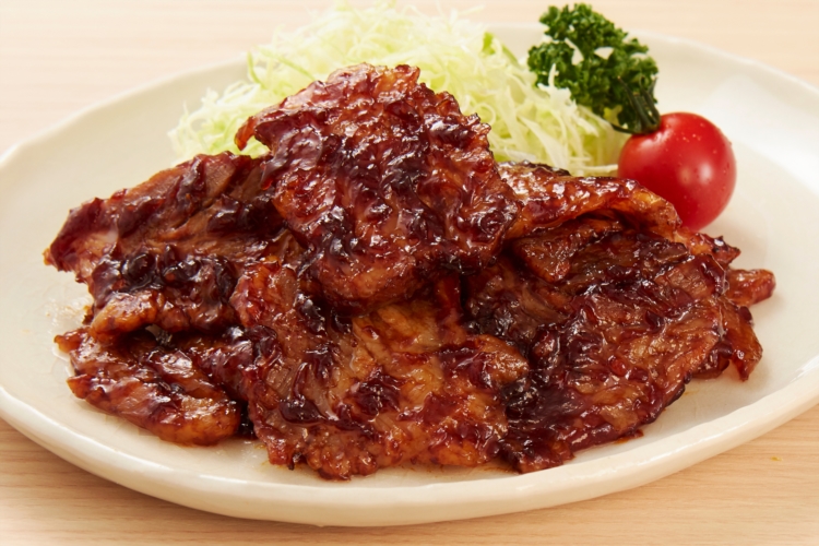 九州産豚トロ炙り焼(焼肉のたれ) 調理画像