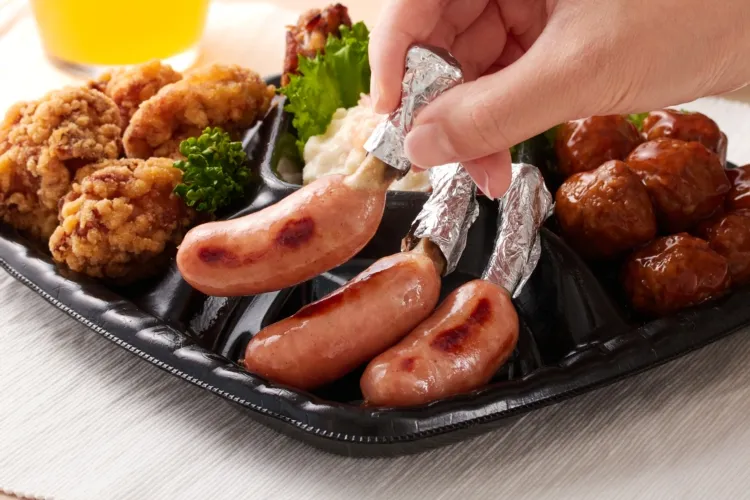 骨付きウインナー25 盛付画像2