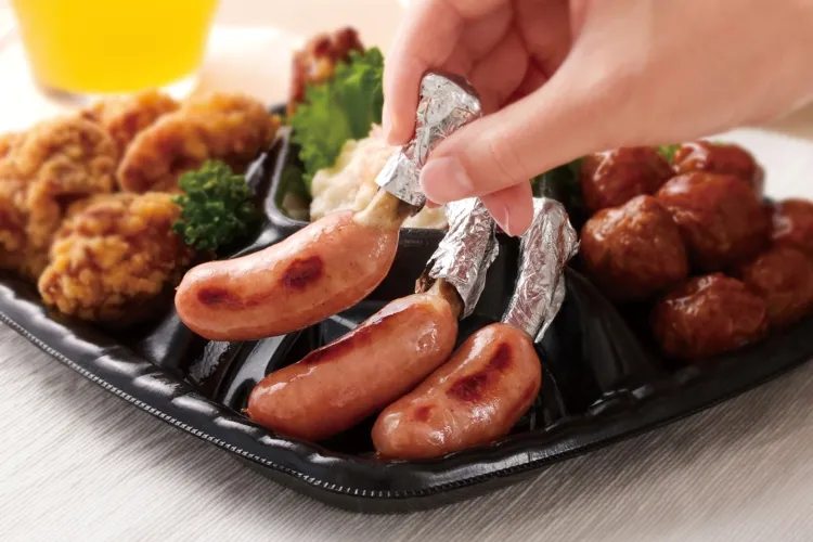 骨付きウインナー25 盛付画像2