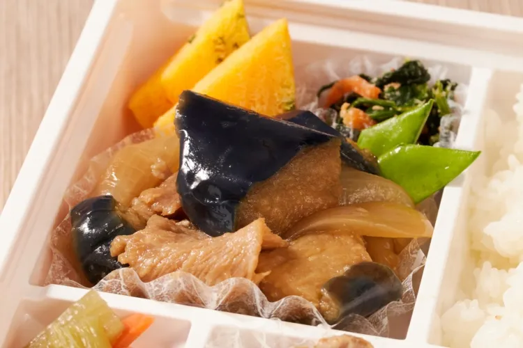 揚げ茄子と豚肉の炒め煮 盛付画像2
