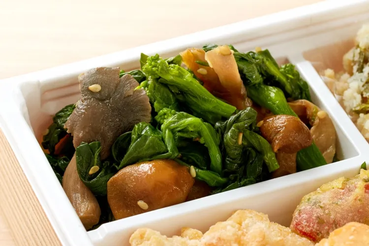 菜の花からし和え 盛付画像1