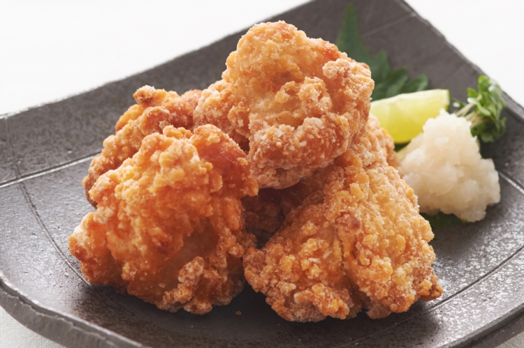 粉ふき衣の鶏竜田
