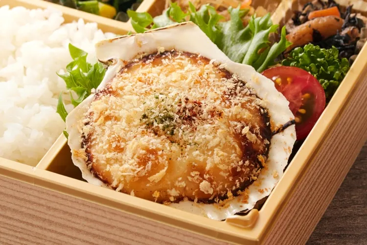 殻付貝柱グラタン 盛付画像1