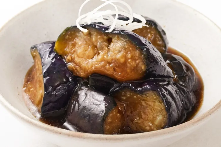 甘辛揚げ茄子カット