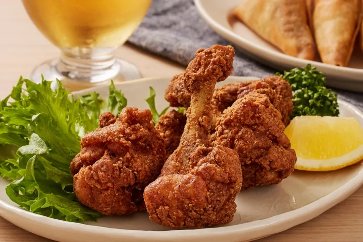 簡単！スパイシー骨付きチキン 盛付画像1