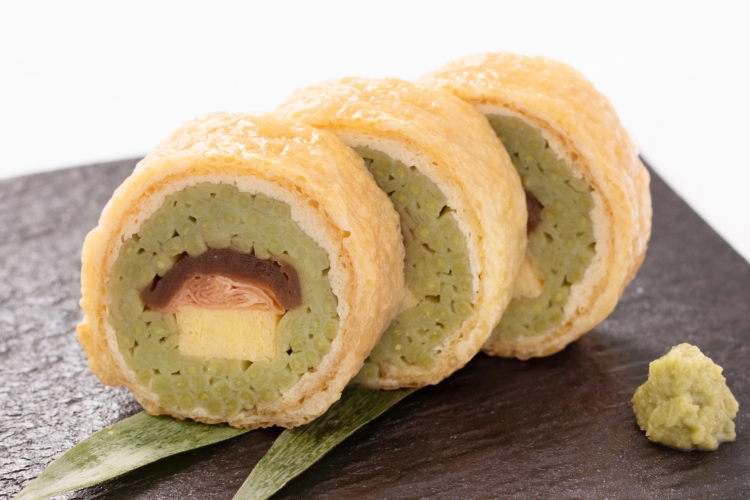 茶そば巻寿司