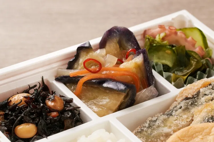 揚げ茄子南蛮漬け 盛付画像2