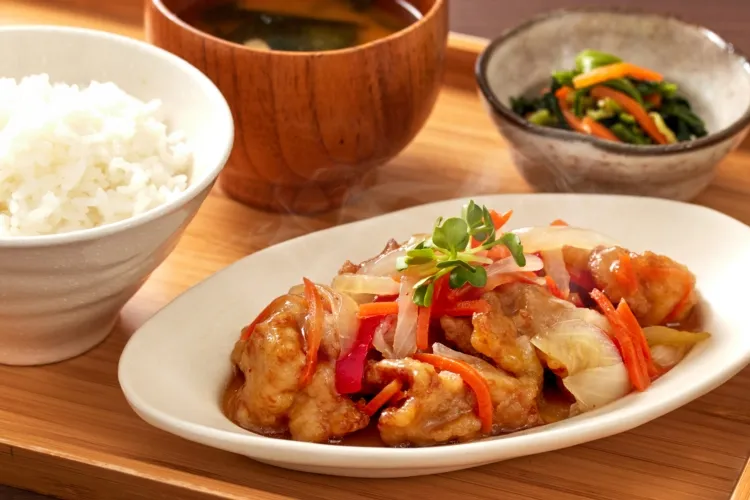 鶏もも南蛮漬け 盛付画像1