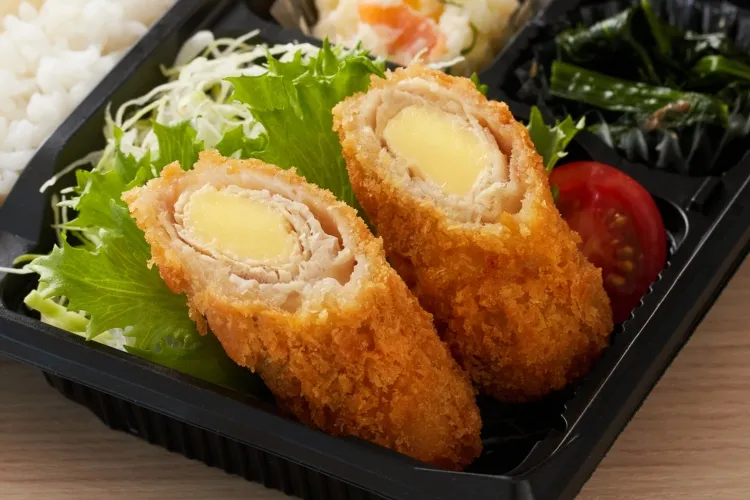 豚肉チーズ巻きカツ65 盛付画像2