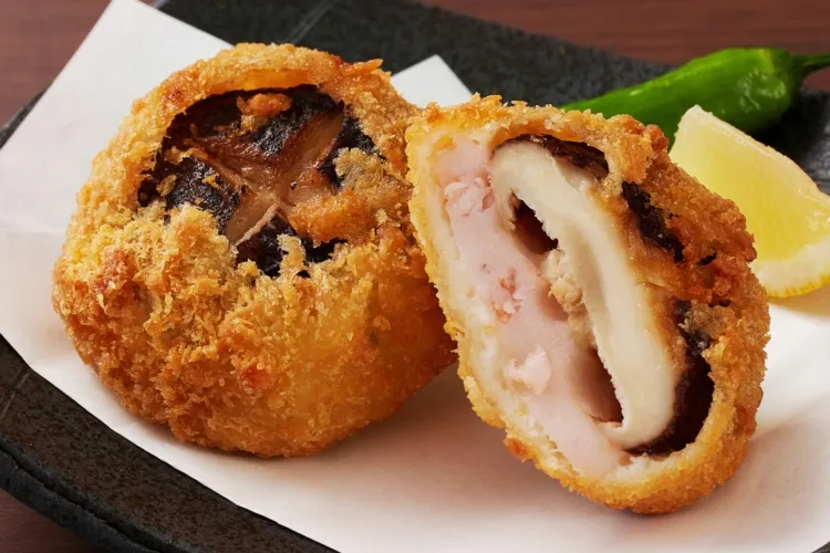 肉厚椎茸えび詰めフライ60