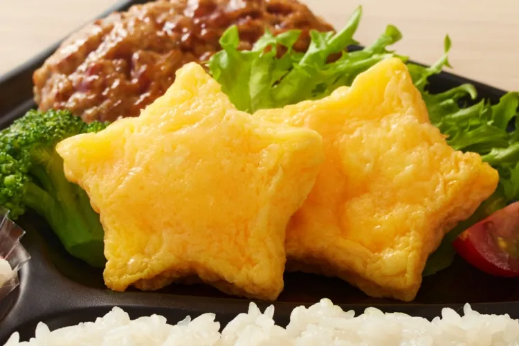 星のチーズオムレツ 盛付画像2