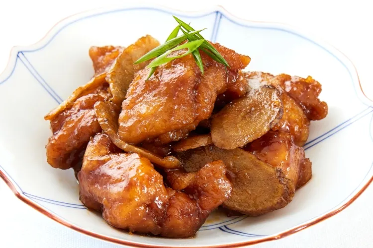 甘辛鶏ごぼう