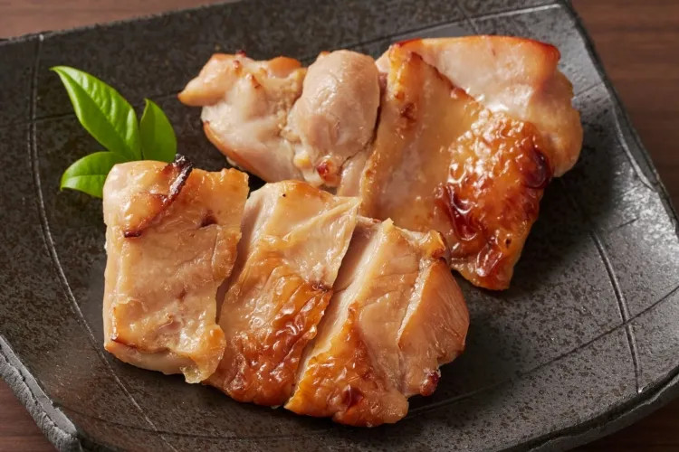 鶏もも柚庵焼き 盛付画像1