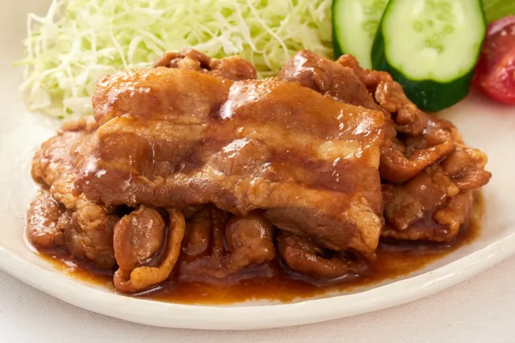 本格豚バラ生姜焼き