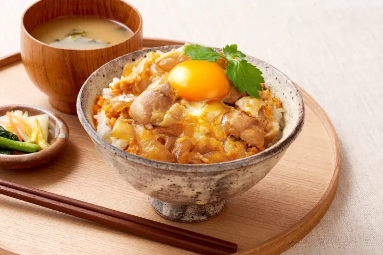 親子丼の具 盛付画像1