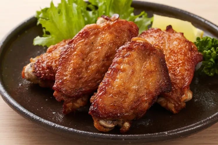 若鶏手羽中しょうゆ焼き