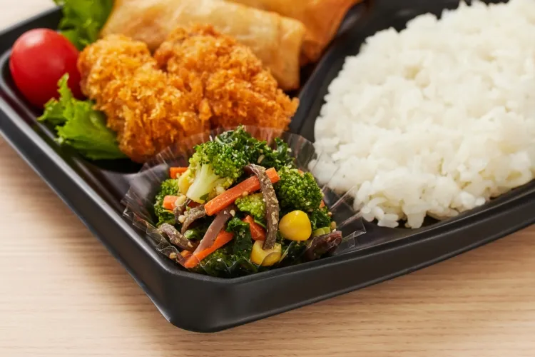 ブロッコリーとケールの胡麻和え 盛付画像1