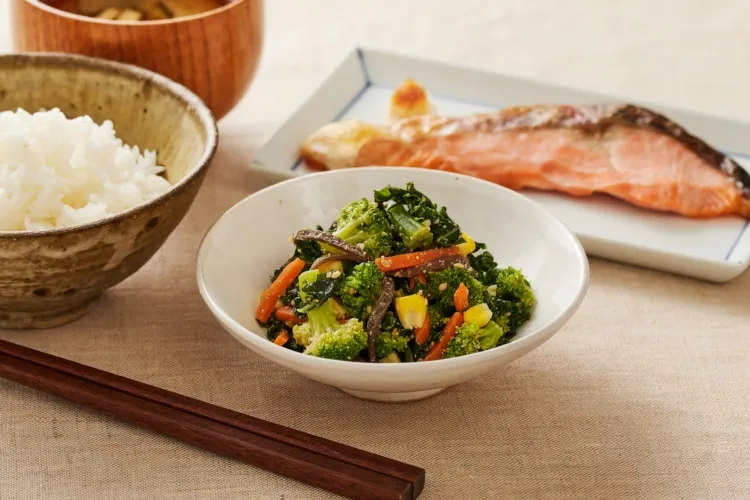 ブロッコリーとケールの胡麻和え 盛付画像2