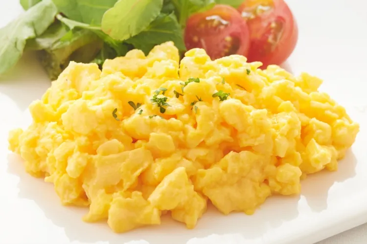 レアスクランブルエッグ