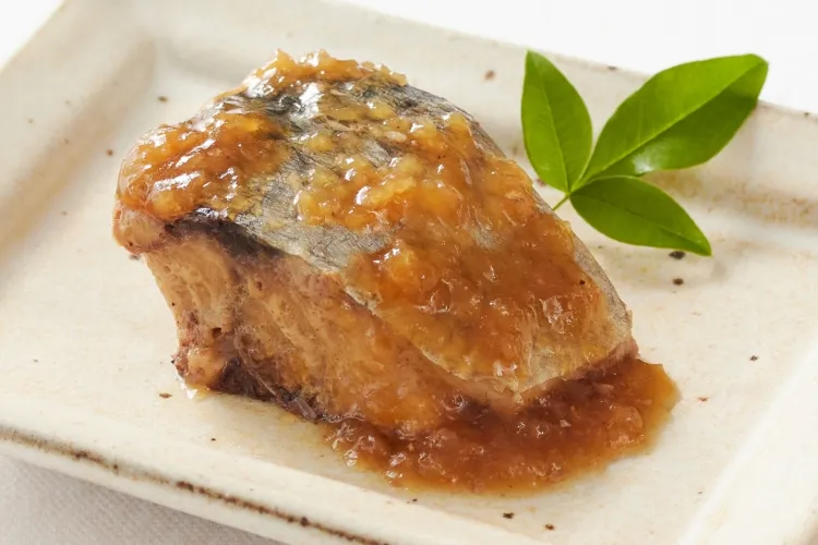 国産さばみぞれ煮50 調理画像