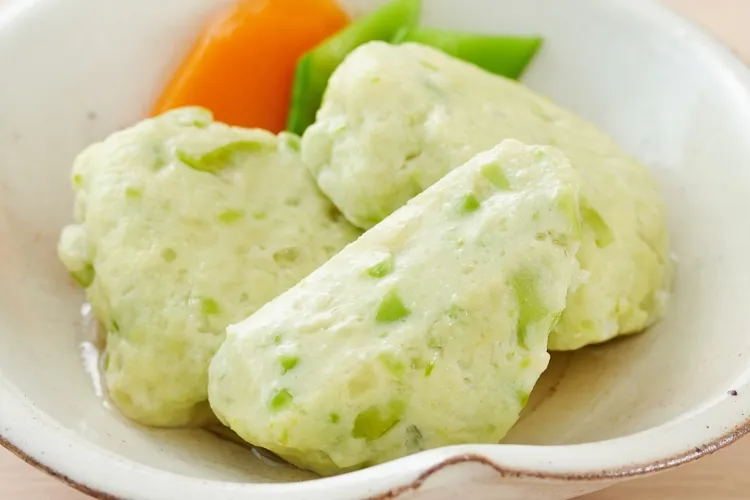 枝豆のふわふわ豆腐
