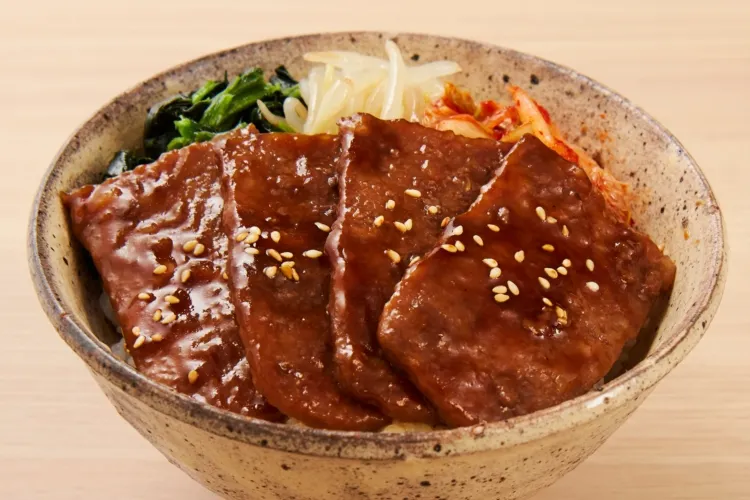 タレ漬けやわらか牛肉スライス 盛付画像1