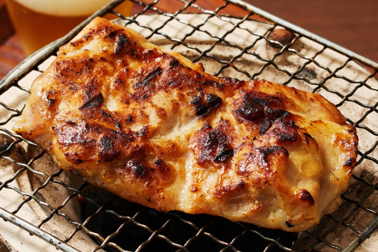 備長炭火焼き鶏ももステーキ145