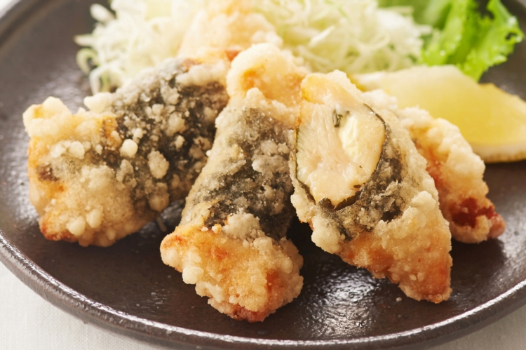 若鶏の大葉チーズ竜田揚げ