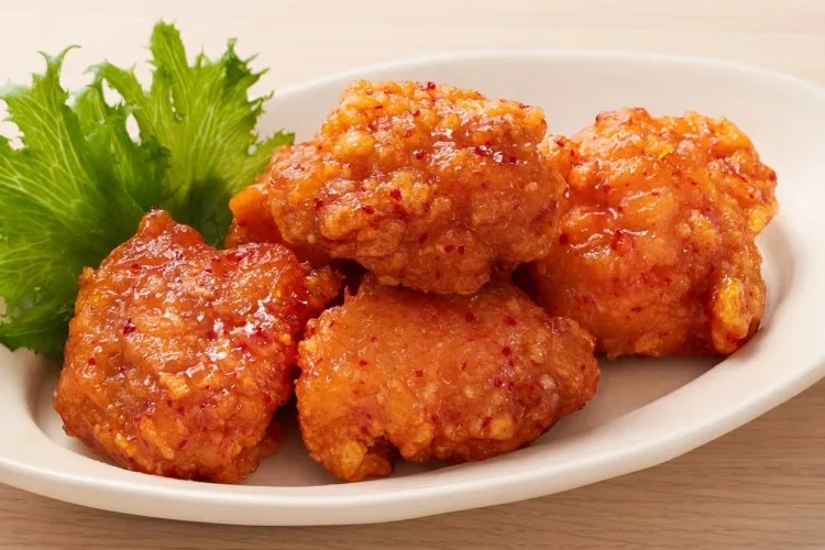 手間なしスイートチリ鶏もも唐揚げ
