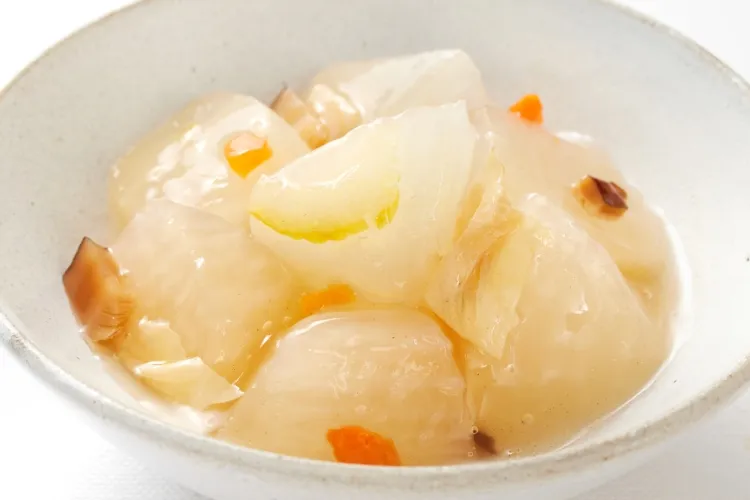 大根と湯葉の柚子あん