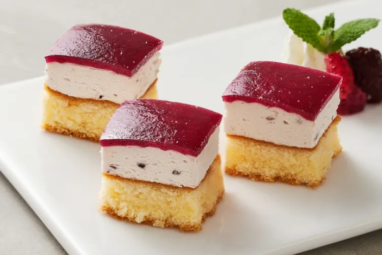ベリームースケーキ 調理画像