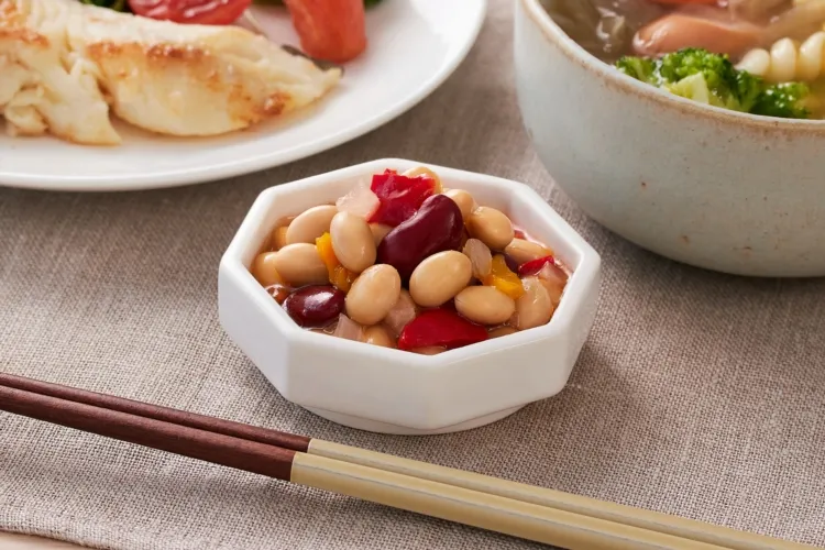 彩りビーンズマリネ 盛付画像2