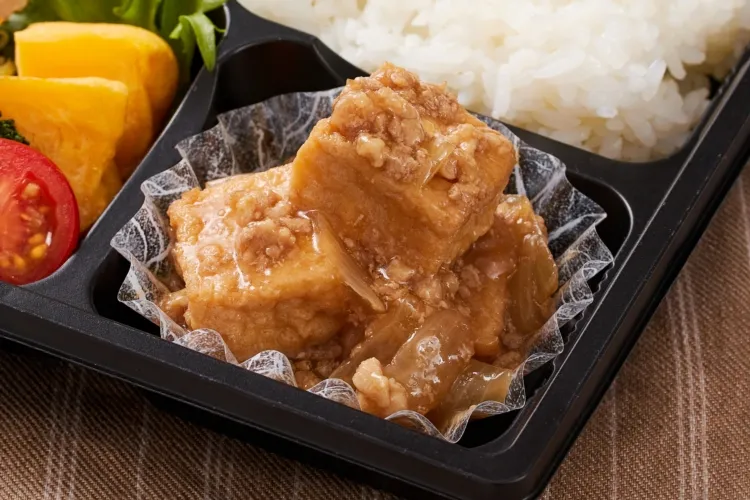 厚揚げのそぼろ煮 盛付画像1