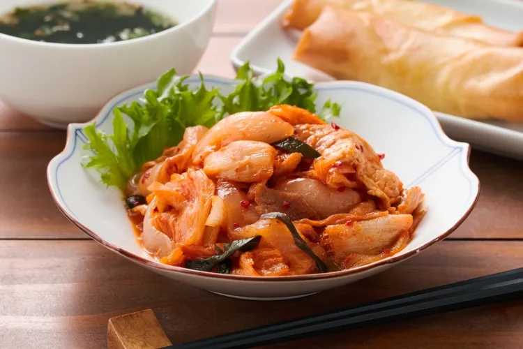 やみつき豚キムチ 盛付画像2