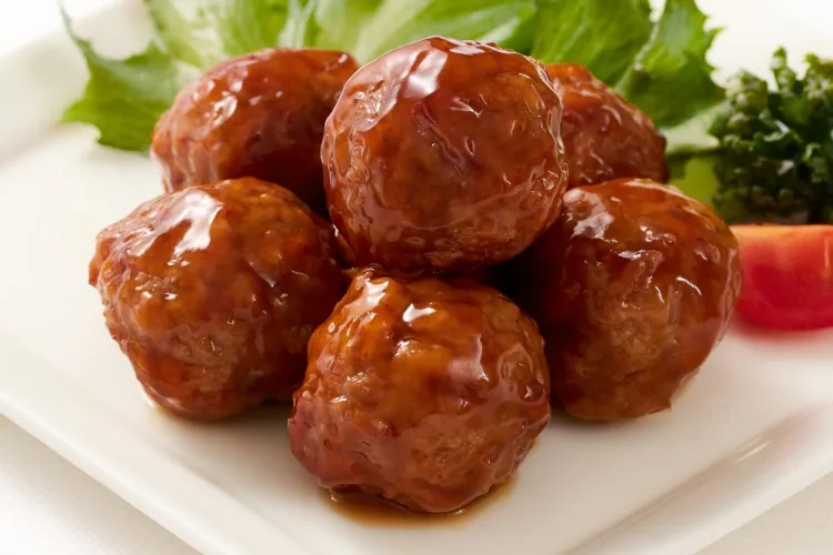 タレ付肉だんご